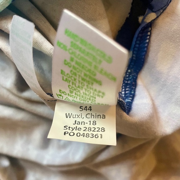 Lilly Pulitzer Meridian Deep Indigo Back Flounce Tassel Strapless Midi Dress L - Picture 8 of 8